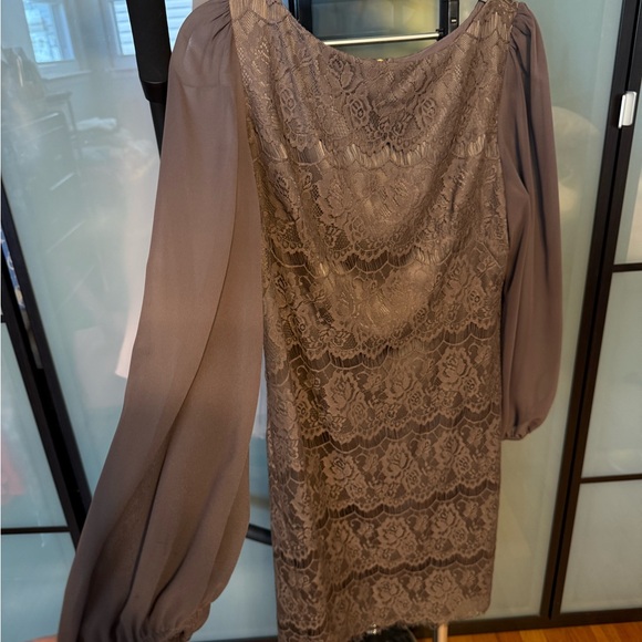 Eliza J Elegant Lace Overlay Dress - Picture 3 of 5